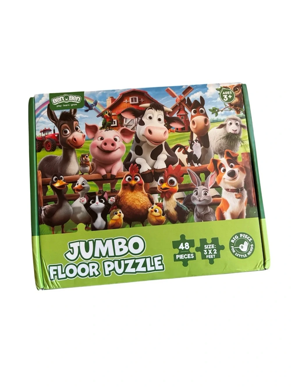 3/$20 Farm Animals 48 Piece Puzzle for Toddlers and Kids